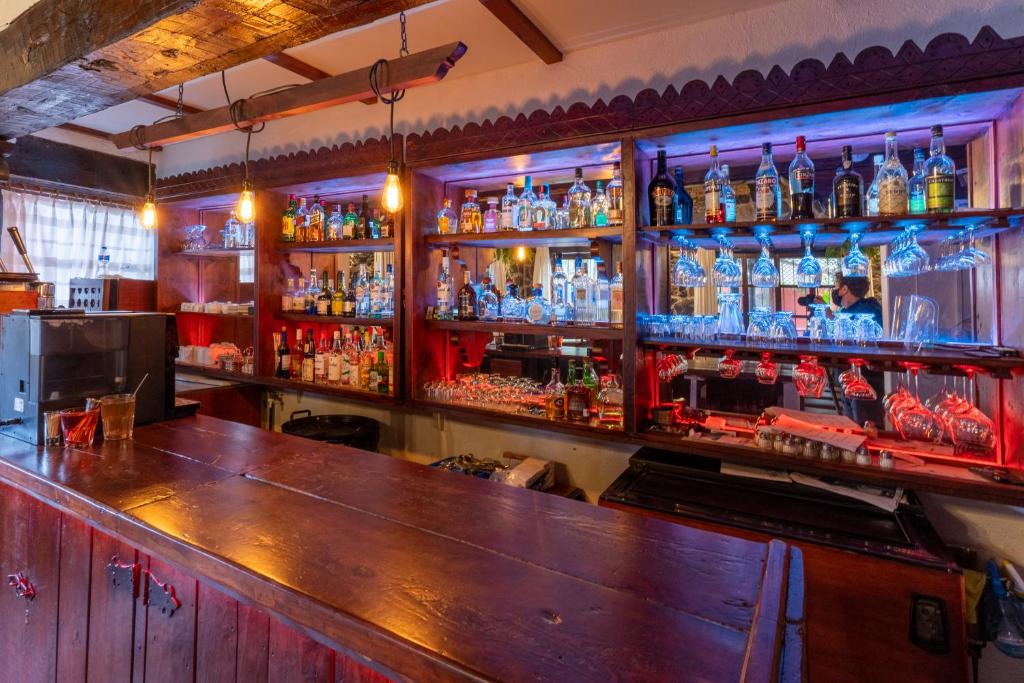 Lounge nebo bar v ubytování Hostería San Felipe