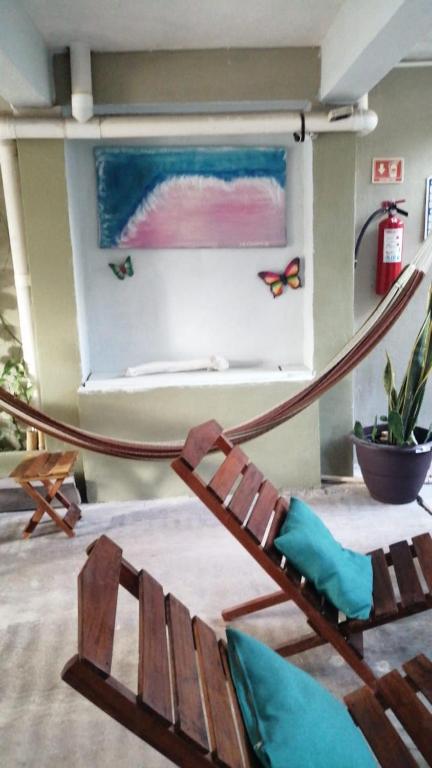 Posezení v ubytování Hotel Jardin Mahahual