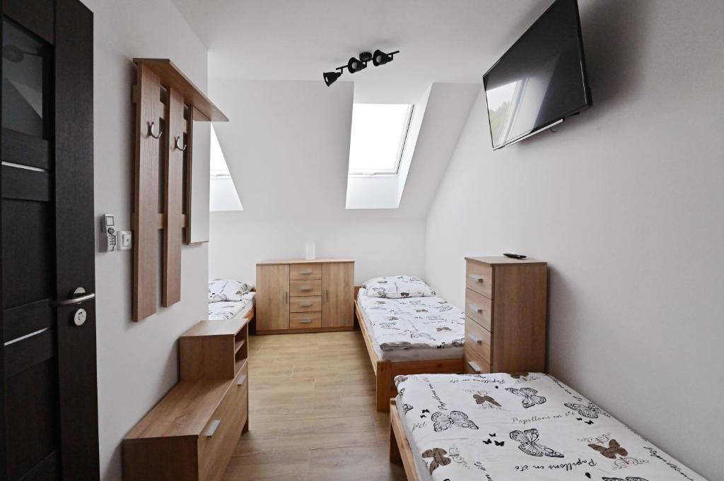 Bieszczadówka - Chambre Triple Avec Salle De Bains Privative