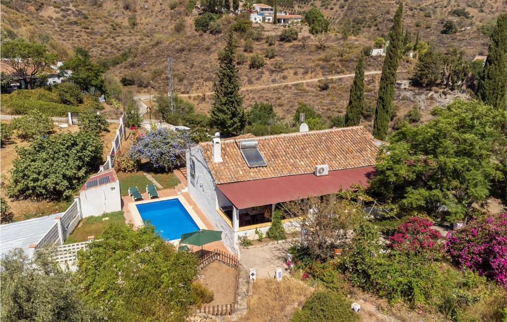 an aerial view of a house with a swimming pool at Awesome Home In Rincón De La Victoria in Rincón de la Victoria