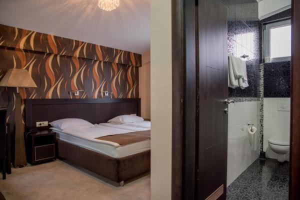 Koupelna v ubytování Hotel Crnogorska Kuća