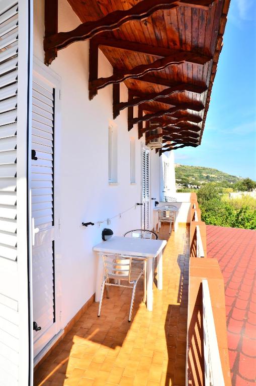 A balcony or terrace at Hotel Villa Bernardina