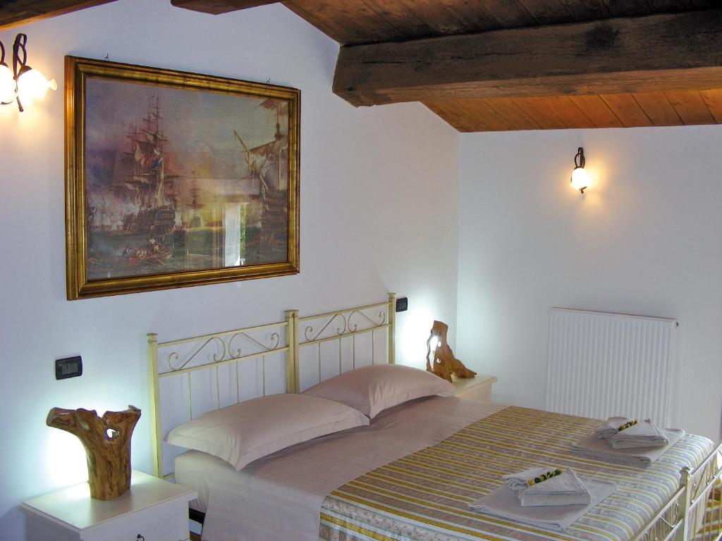 Posteľ alebo postele v izbe v ubytovaní B&B TorreMatta