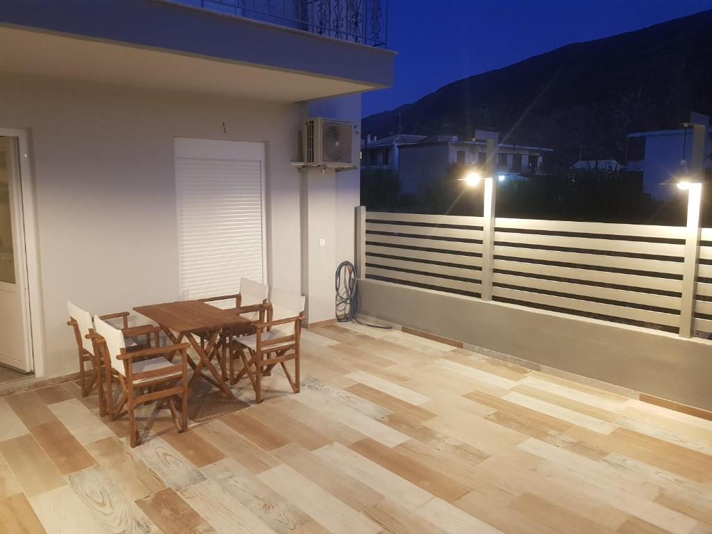Balkón nebo terasa v ubytování Ares Suites