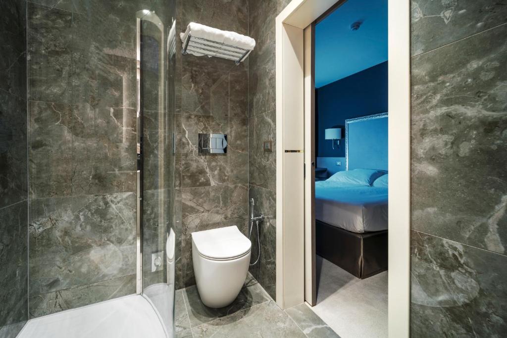 Koupelna v ubytování Hotel Doriguzzi