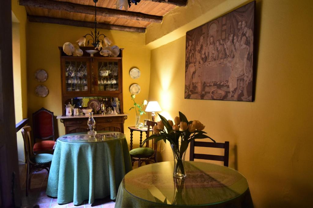 Posezení v ubytování Casa Rural Don Álvaro de Luna