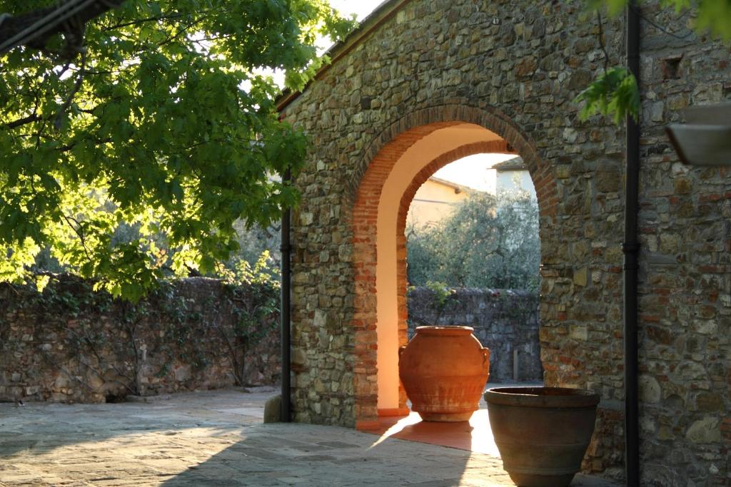 Zahrada ubytování Podere Fichereto Tuscany Apartment in Florence countryside