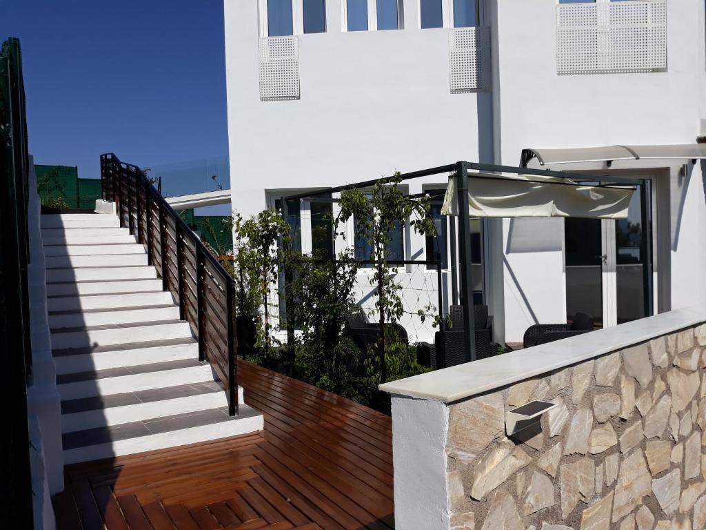Balkón alebo terasa v ubytovaní Villa Luxury Paradise Suites