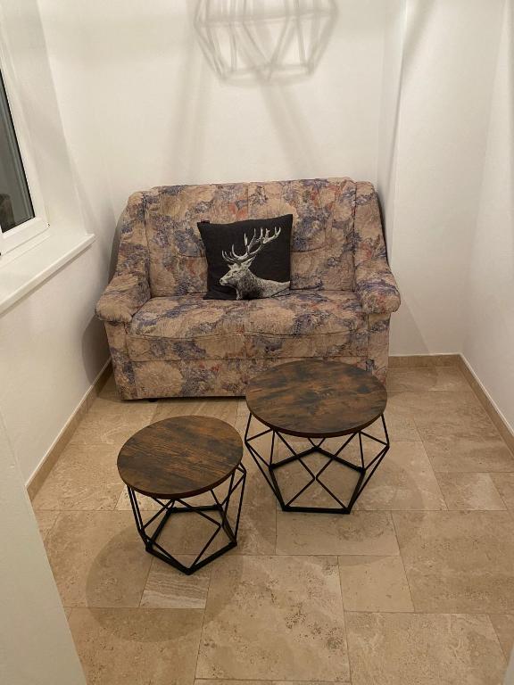Część wypoczynkowa w obiekcie Ferienhaus Esila