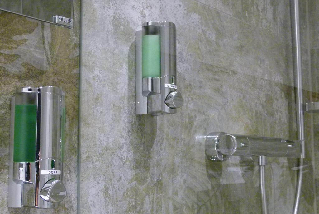 Koupelna v ubytování Hotel Grüne Elster