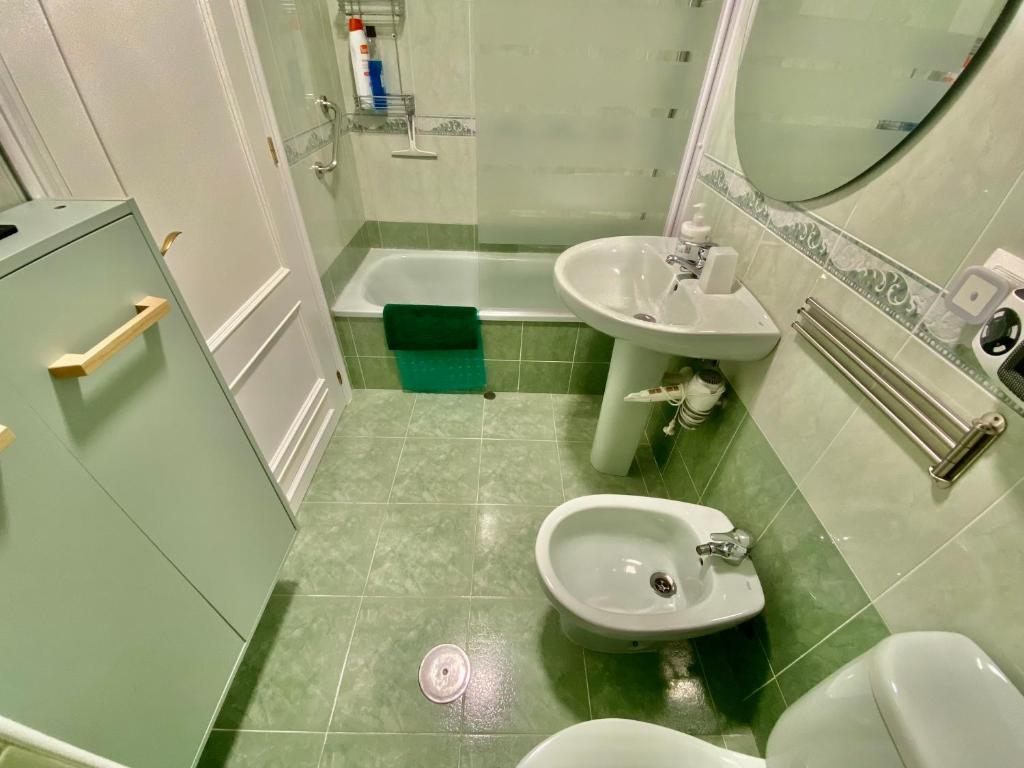 Koupelna v ubytování Apartamento La Caridad