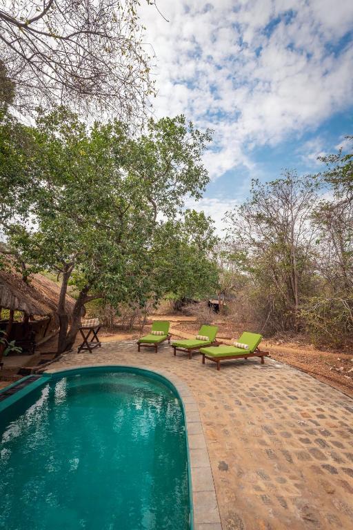 Bazén v ubytování Leopard Safaris Yala nebo v jeho okolí