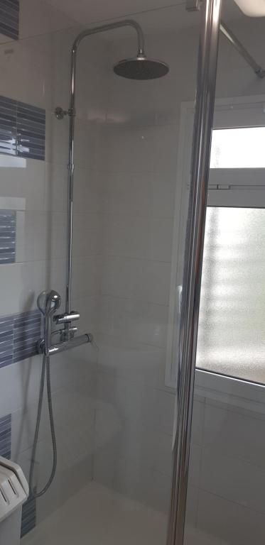 A bathroom at Stylish Apartment
