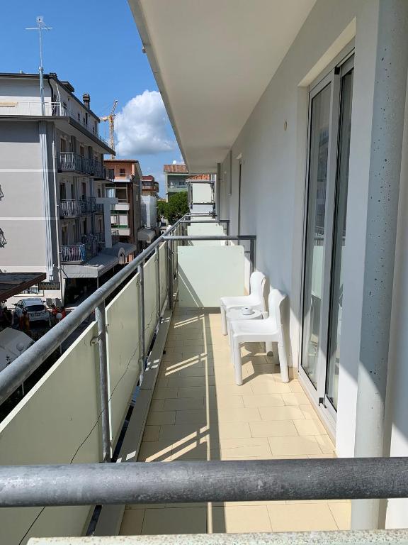 Balkón nebo terasa v ubytování Hotel Madera
