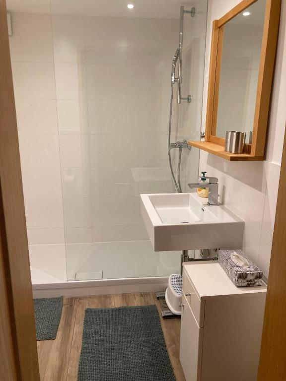 Koupelna v ubytování Ferienwohnung Panorama