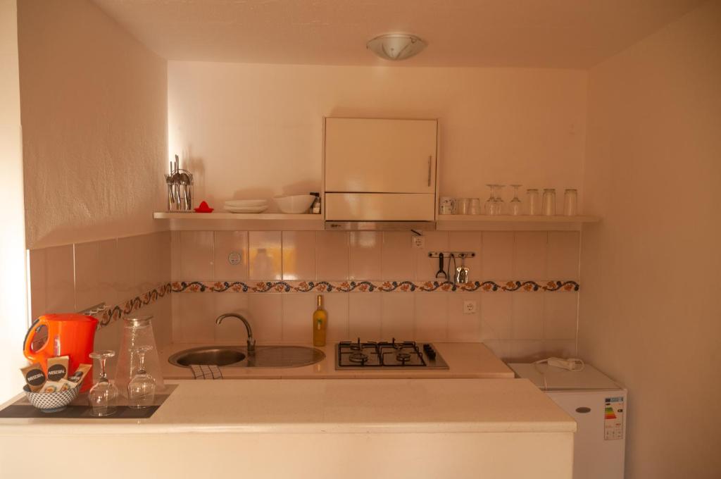 Kuchyň nebo kuchyňský kout v ubytování Misturod - Holiday Apartments