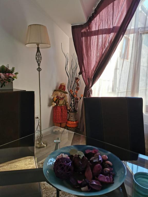 Posezení v ubytování Apartament Fluturaș de Stâncă Comarnic