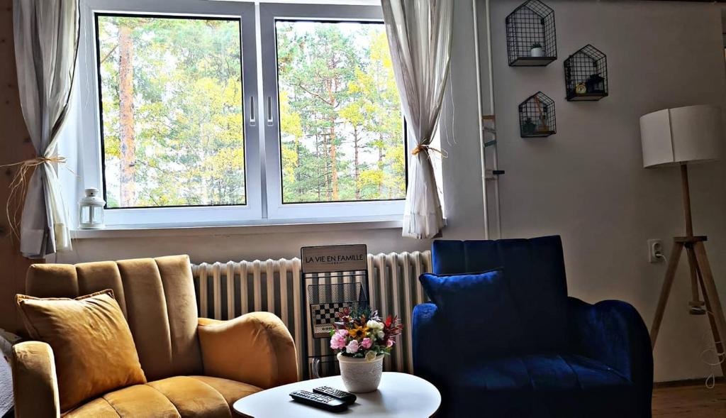 Predel za sedenje v nastanitvi Apartman Tripković