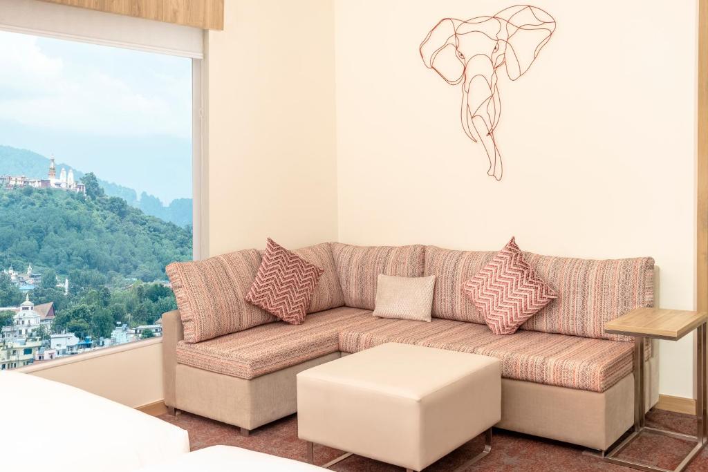 Posezení v ubytování Hyatt Centric Soalteemode Kathmandu