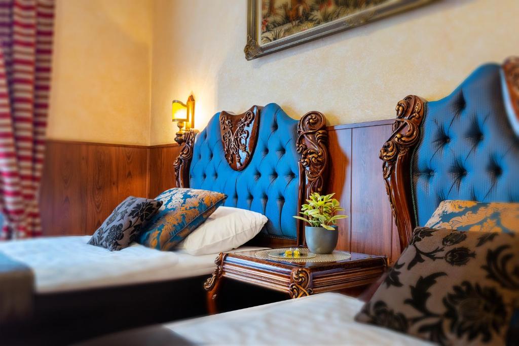 Voodi või voodid majutusasutuse Hansa Hotel toas