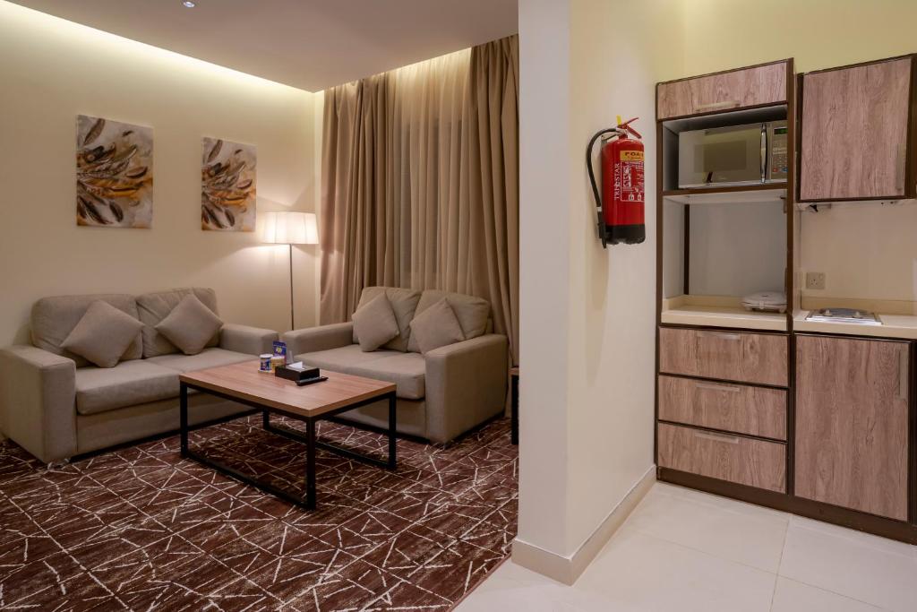 Posezení v ubytování W Suites Hotel