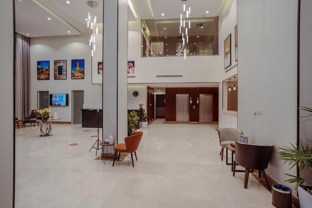 TV a/nebo společenská místnost v ubytování W Suites Hotel