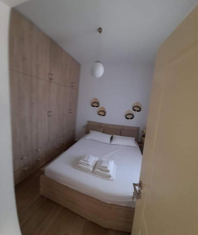 Postel nebo postele na pokoji v ubytování Vogklis House