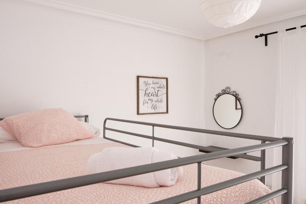Postel nebo postele na pokoji v ubytování Apartamento El Coso
