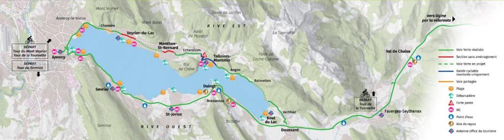 Lac d'Annecy T2 grand jardin, Doussard – Tarifs 2024