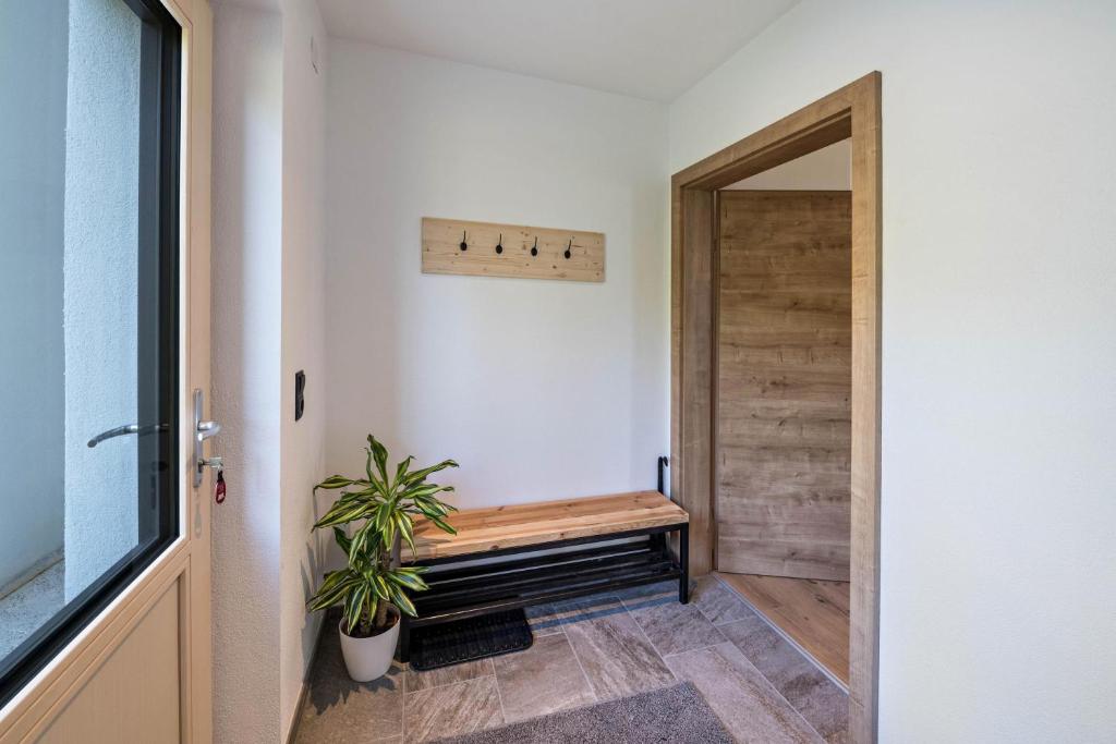 Posteľ alebo postele v izbe v ubytovaní Ferienwohnung am Mühlbachl