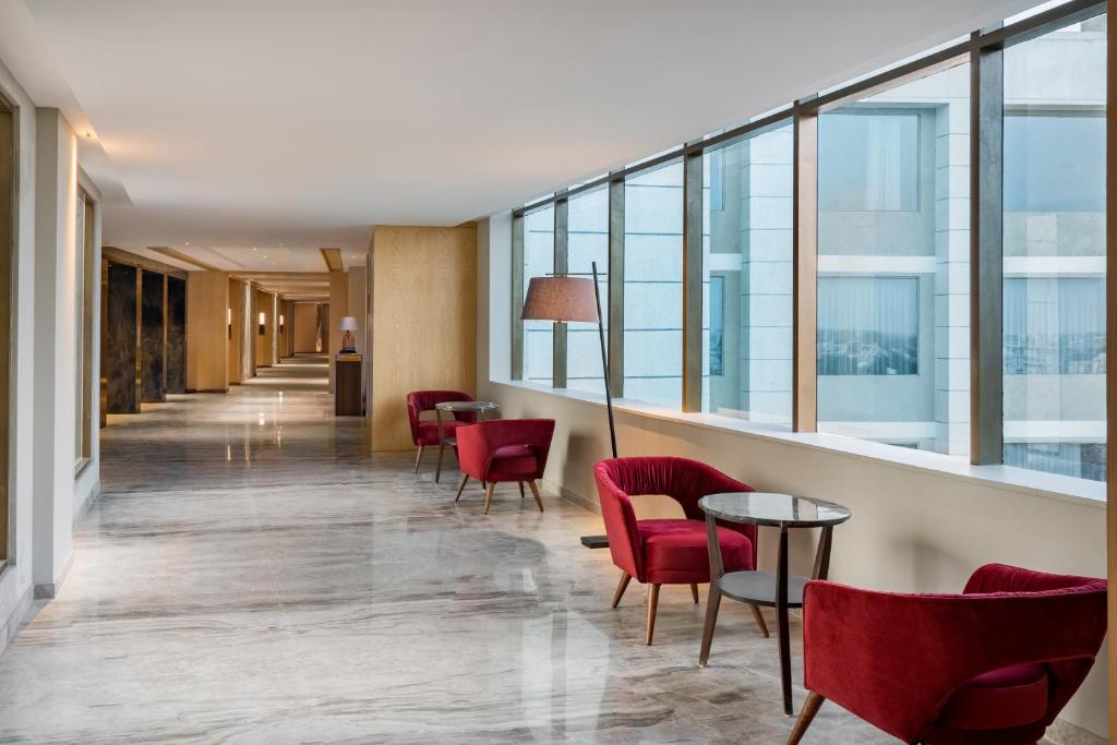 Posezení v ubytování Radisson Bhopal
