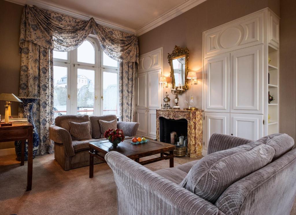 Posezení v ubytování Hotel Kronenschlösschen