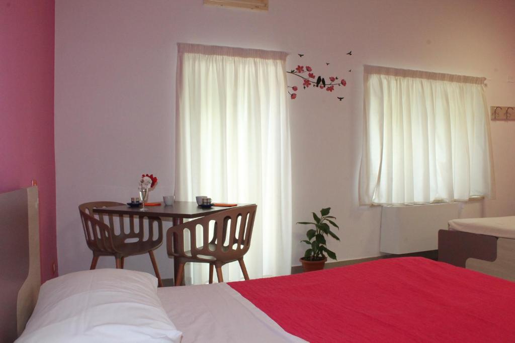 Postel nebo postele na pokoji v ubytování basilicata al volo