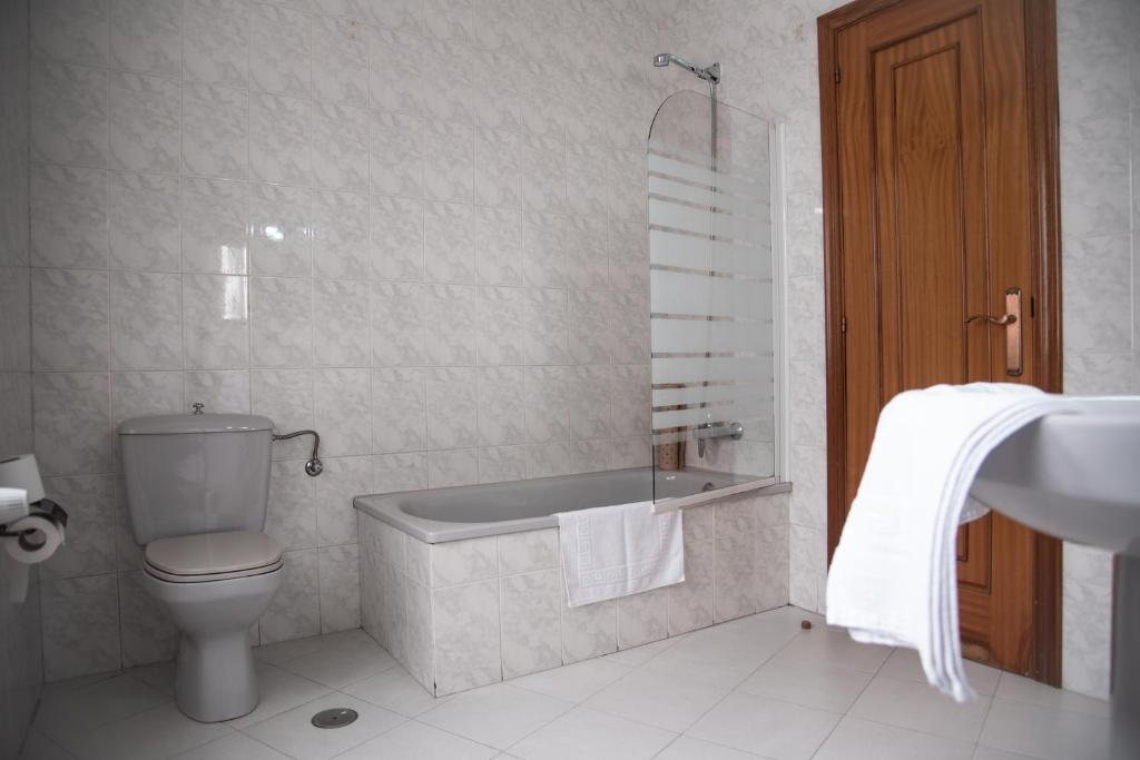 Kúpeľňa v ubytovaní Hotel Los Olmos