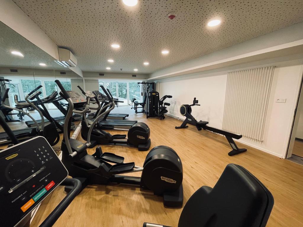 Fitness centrum a/nebo fitness zařízení v ubytování Hotel SPA Husseren Collections - Proche Colmar - Eguisheim