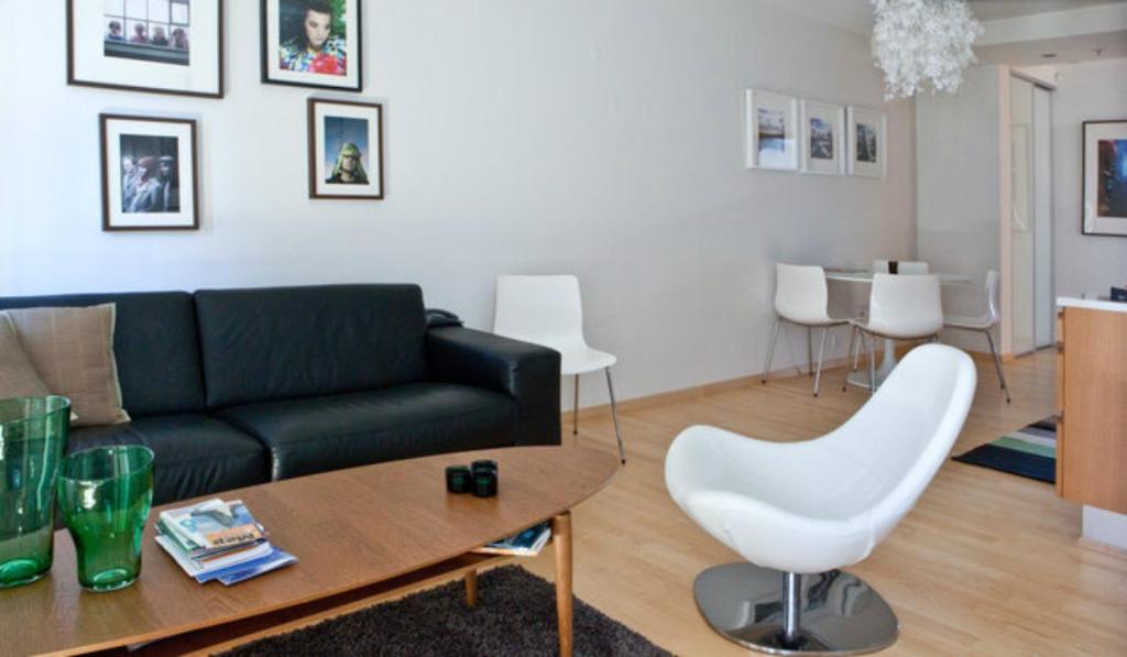 Posezení v ubytování City Center Luxury Apartment