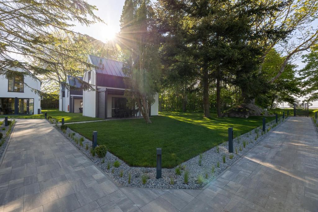 Zahrada ubytování Domki Villa Hoff Resort