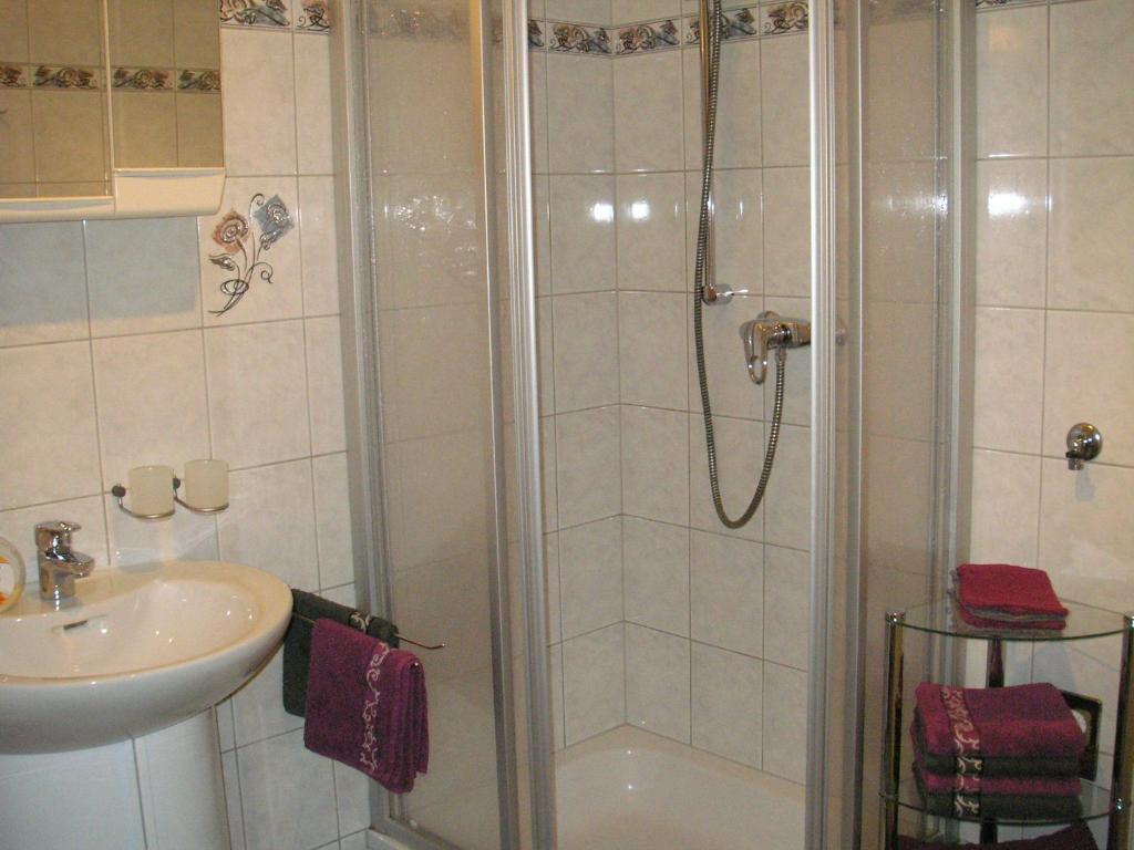 Kúpeľňa v ubytovaní Haus Daniel
