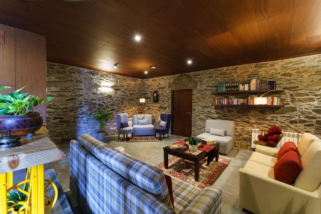 Posezení v ubytování Lar da Mota Boutique Hotel