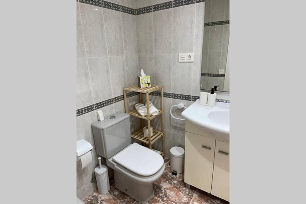 A bathroom at Holiday apartment