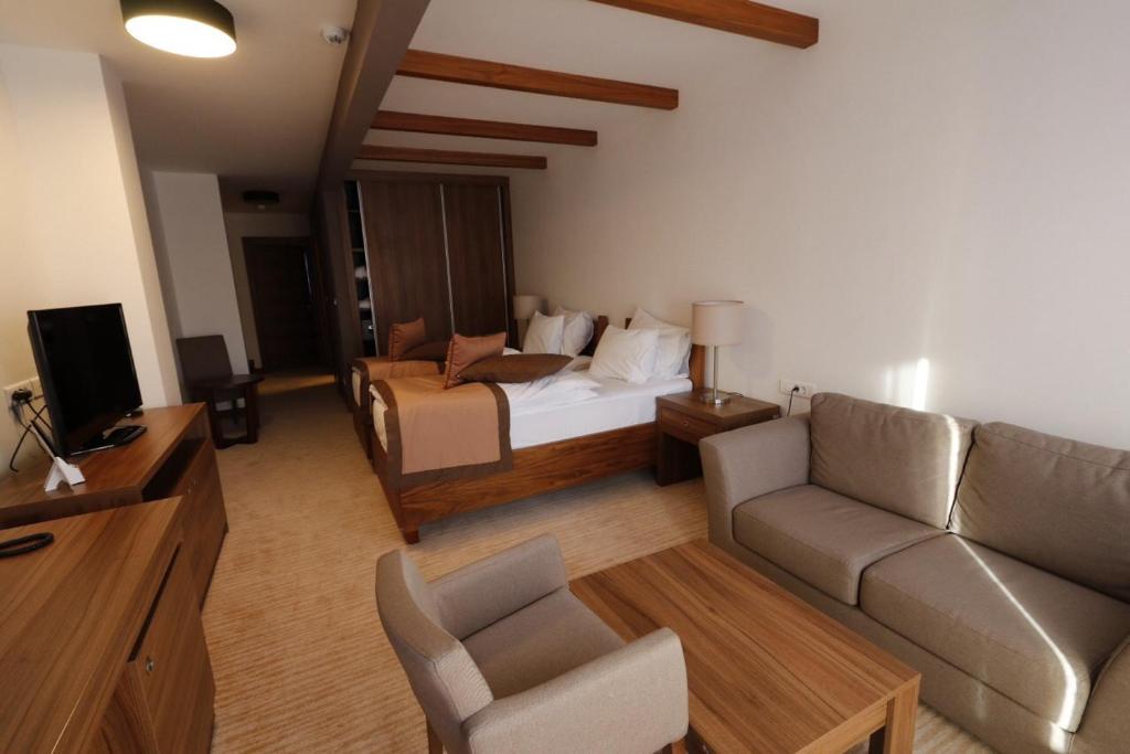 Et tv og/eller underholdning på Apartman Tijana - privatni apartman B133 hotel Vučko