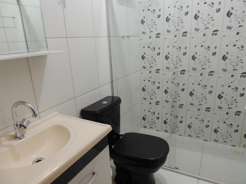 Koupelna v ubytování Espaço Canastra