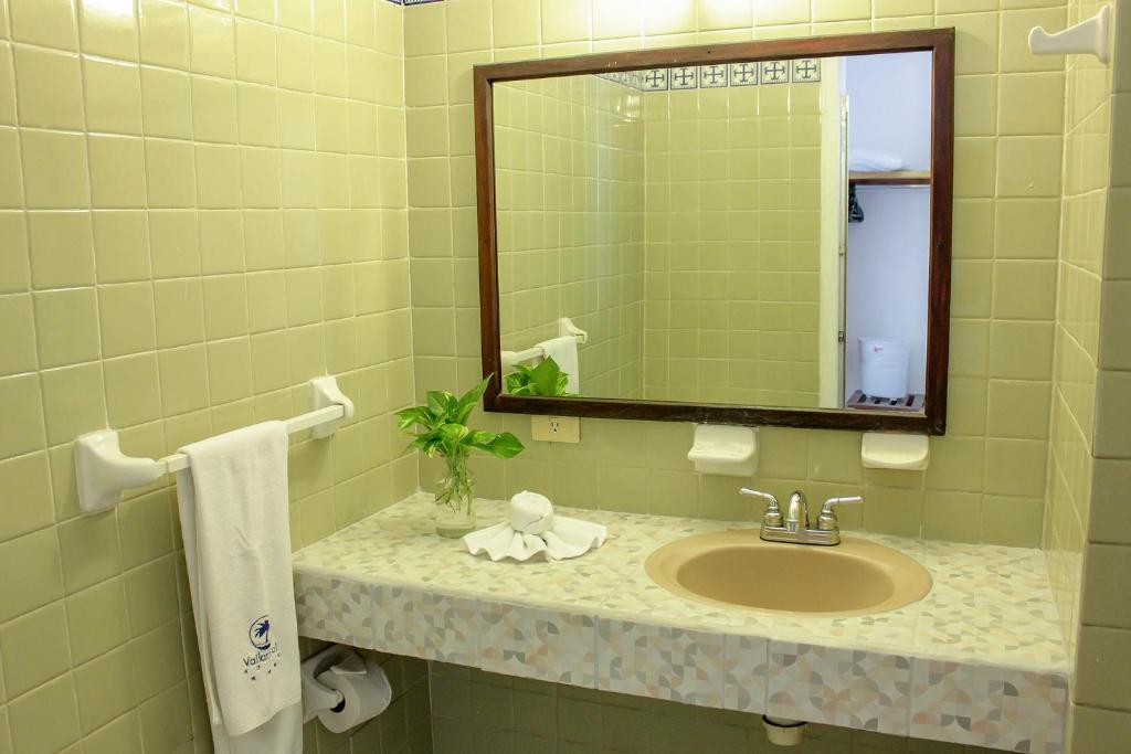 Koupelna v ubytování Vallartasol Hotel