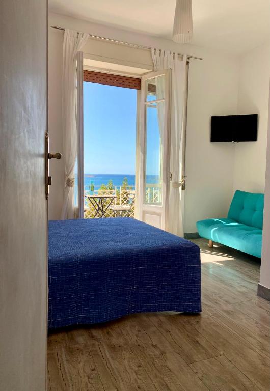 Postel nebo postele na pokoji v ubytování B&B Mare Blu