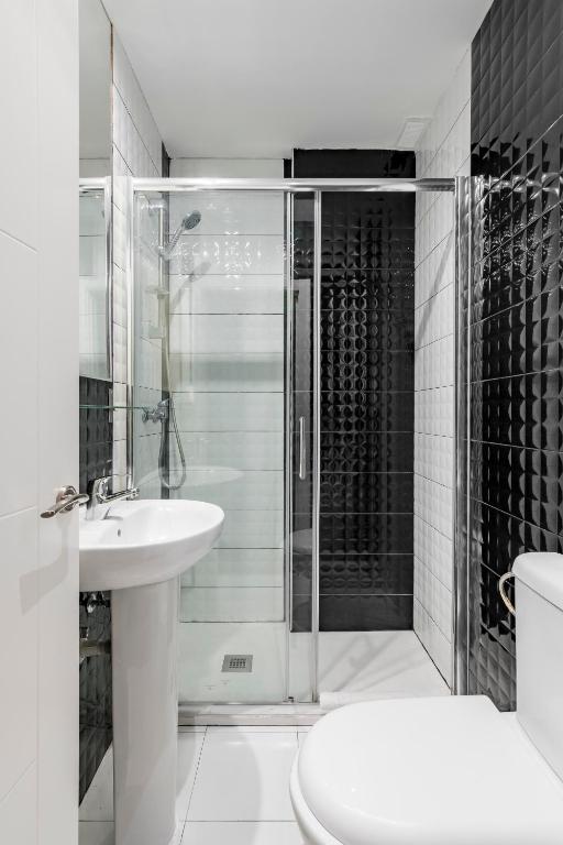 Koupelna v ubytování Hostal Los Ángeles