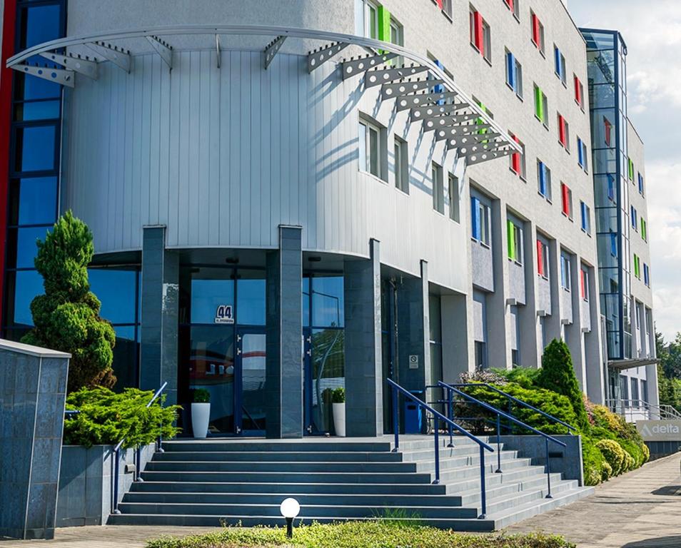 Budova, v ktorej sa apartmánový hotel nachádza