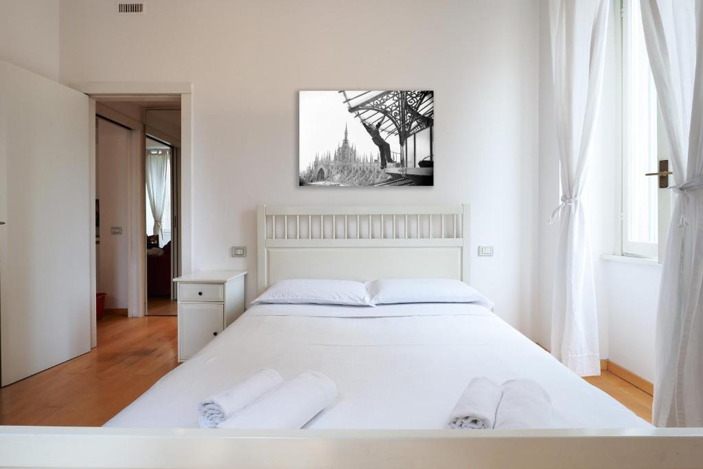 Posteľ alebo postele v izbe v ubytovaní PrimoPiano - Copernico 49