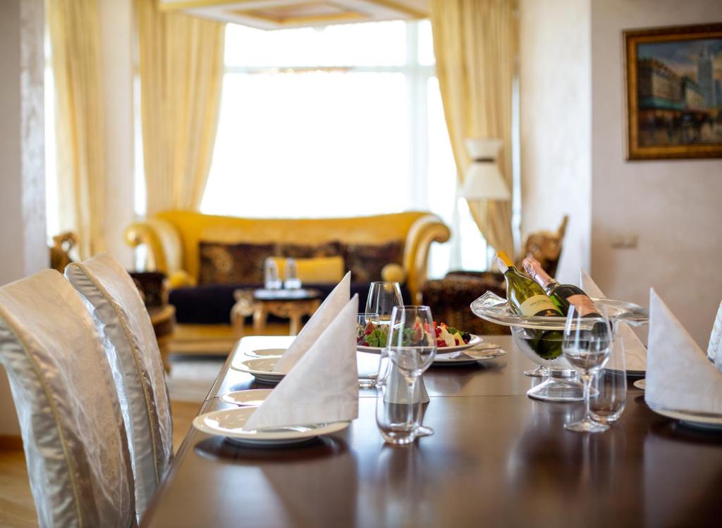 Nápoje v ubytování Hotel Kyiv