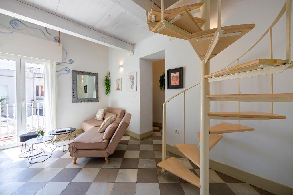 Posezení v ubytování La Casa de la Favorita
