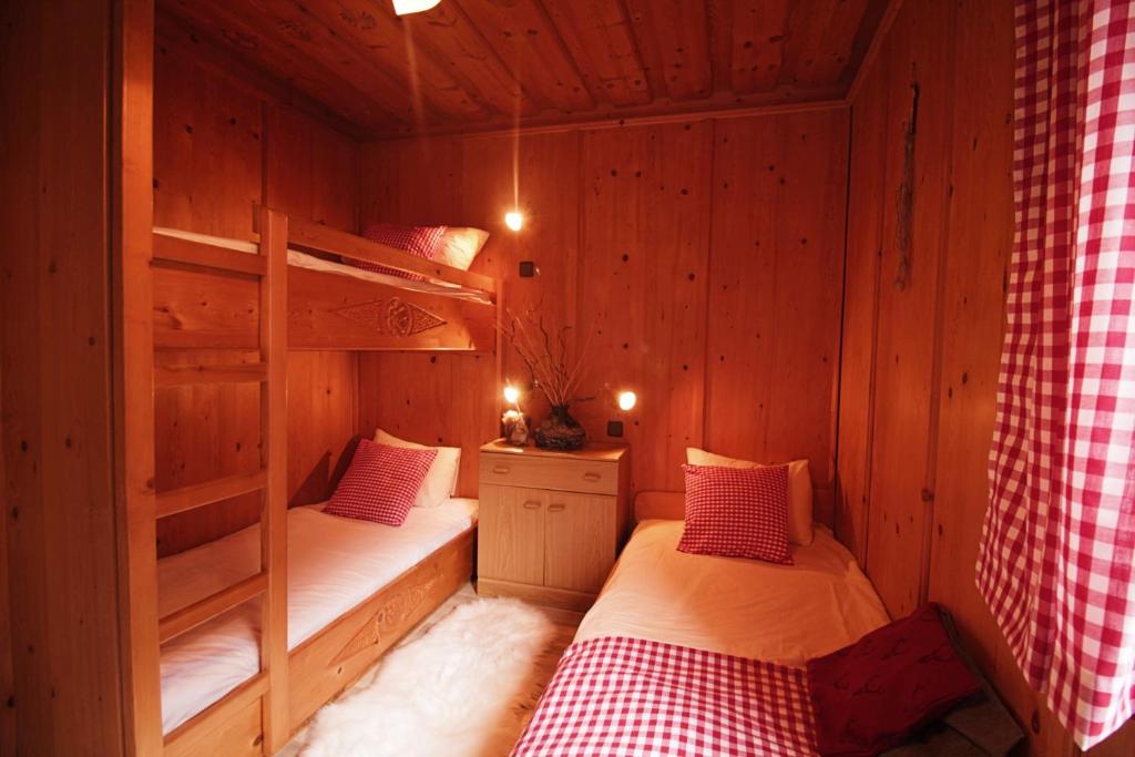 Postel nebo postele na pokoji v ubytování Haus Waldruhe